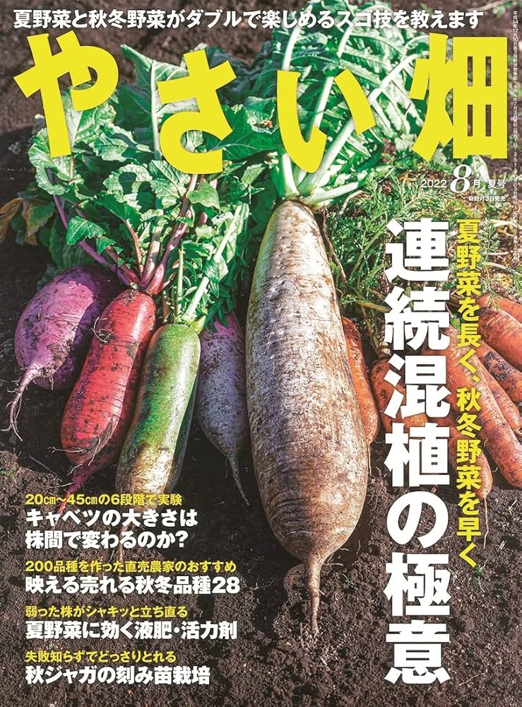 DULLAH（ドラウ）、野菜畑、希少画集画、新品額装付、状態良好 やさい畑 夏号 2022年8月号 |本 | 通販 | Amazon